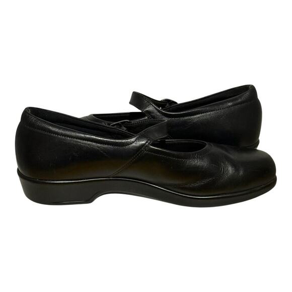 SAS Mary Jane Black Leather Comfort Walking Shoes Women’s Size 8W Wide - Picture 7 of 8
